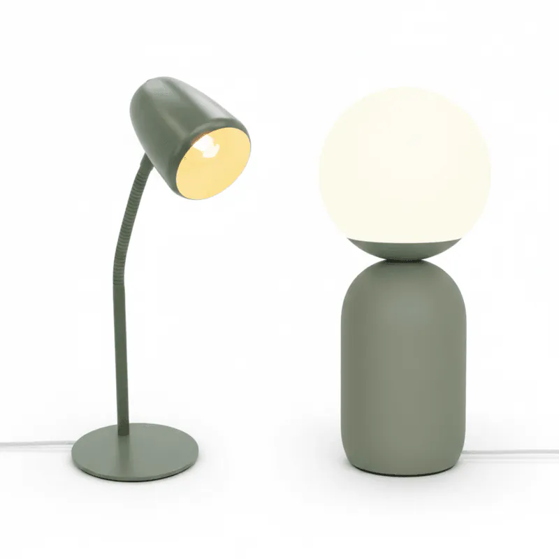 Lampy stołowe | Zielone