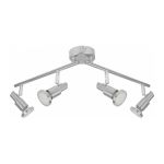 Ledvance LED Spot GU10 Aluminium 4x 3W - 827 Bardzo Ciepła Biel 