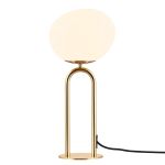 DFTP by Nordlux Lampa Stołowa Shapes Szkło i Metal Mosiądz | Nadaje Się Do 1x E27