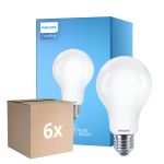Opakowanie 6x Philips Corepro LED Żarówka E27 Gruszka Matowy 13W 2000lm - 865 Światło dzienne | Zamienne 120W