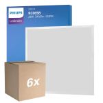 Opakowanie 6x Philips LED Panel Ledinaire RC065B 28W 3400lm - 865 Światło Dzienne | 60x60cm - UGR <22