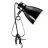 Nordlux Lampa Stołowa Cyclone Clamp Metal Czarny | Nadaje Się Do 1x E14