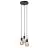 Nordlux Paco Lampa Wisząca Metal 3-Spot Czarny | Nadaje Się Do 3x E27