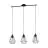 Eglo Lampa Wisząca Tarbes Stal Czarny | IP20 - Nadaje Się Do 3x E27 