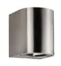 Nordlux Canto 2 Światło Ścienne Stal Nierdzewna Up & Down - 10.6W 500lm - 830 Ciepła Biel | IP44