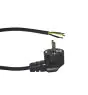 Noxion Power Kabel zasilający Czarny - Schuko Europlug + Końcówki otwarte - 2m - 3 pole 0,75mm2