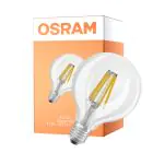 Osram LED Superstar E27 Globe G95 Włókno Przezroczysty 11W 1521lm - 927 Bardzo Ciepła Biel | Najlepsze Renderowanie Kolorów - Zamienne 100W