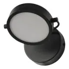 Ledvance Decor Puck Światło Ścienne Czarny 11W 370lm - 930 Ciepła Biel | Najlepsze Renderowanie Kolorów