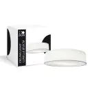D'Lite Lampa sufitowa Lunelle 50cm Tekstyl Valkoinen | Nadaje Się Do 3x E27 