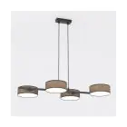 Emibig Lampa Wisząca Drumz Stal Brązowy | Nadaje Się Do 4x E14 - Max 10W