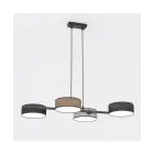 Emibig Lampa Wisząca Drumz Stal Czarny | Nadaje Się Do 4x E14 - Max 10W