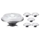 Opakowanie 6x Philips MASTER LED Spot G53 AR111 10.8W 600lm 24D - 927 Bardzo Ciepła Biel | Najlepsze renderowanie kolorów - Ściemnianie - Zamienne 50W