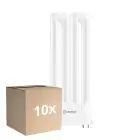 Opakowanie 10x Ledvance DULUX-F LED 12W - 840 Zimna Biel | 4-Piny - Zamienne 24W