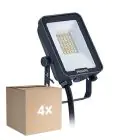 Opakowanie 4x Philips LED Iluminacja Ledinaire BVP167 10W 1200lm 110D - 830-840-865 CCT | IP65 - Symetryczny