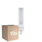Opakowanie 10x Ledvance DULUX-D LED 5W - 830 Ciepła Biel | 2-Piny - Zamienne 10W
