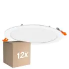 Opakowanie 12x Osram LED Downlight Recess Slim Valkoinen 22W 2000lm 110D - 840 Zimna Biel| Aukko 200mm - IP20