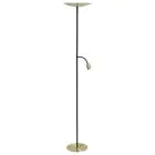 Eglo Lampa podłogowa Conivarino Stal Brushed Mosiądz, Czarny 30.5W 3150lm - 827 Bardzo Ciepła Biel | Ściemnianie